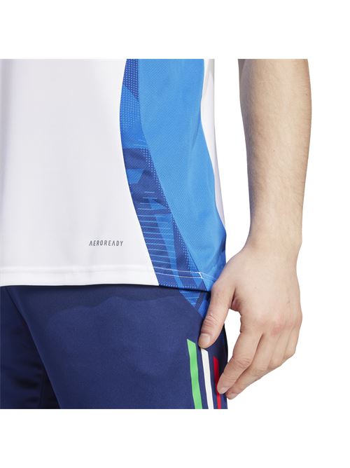 Adidas Italia maglia allenamento bianca Euro24 Italia | IQ2173TRAINING 2